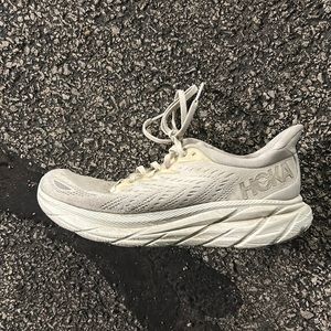 White Hoka Women’s shoes